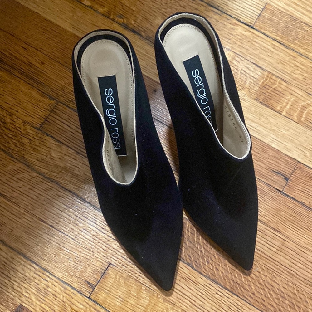 Sergio Rossi black heels brand new never worn
